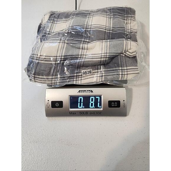 Faherty Shirt Mens Large Blue White Plaid Button Flannel Pima Cotton Blend - Picture 13 of 13